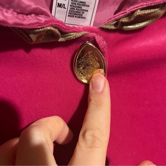 Disney Red and Gold Kids Costume Cape - Picture 4 of 10